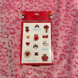 Jellycat Valentine Sticker Sheet